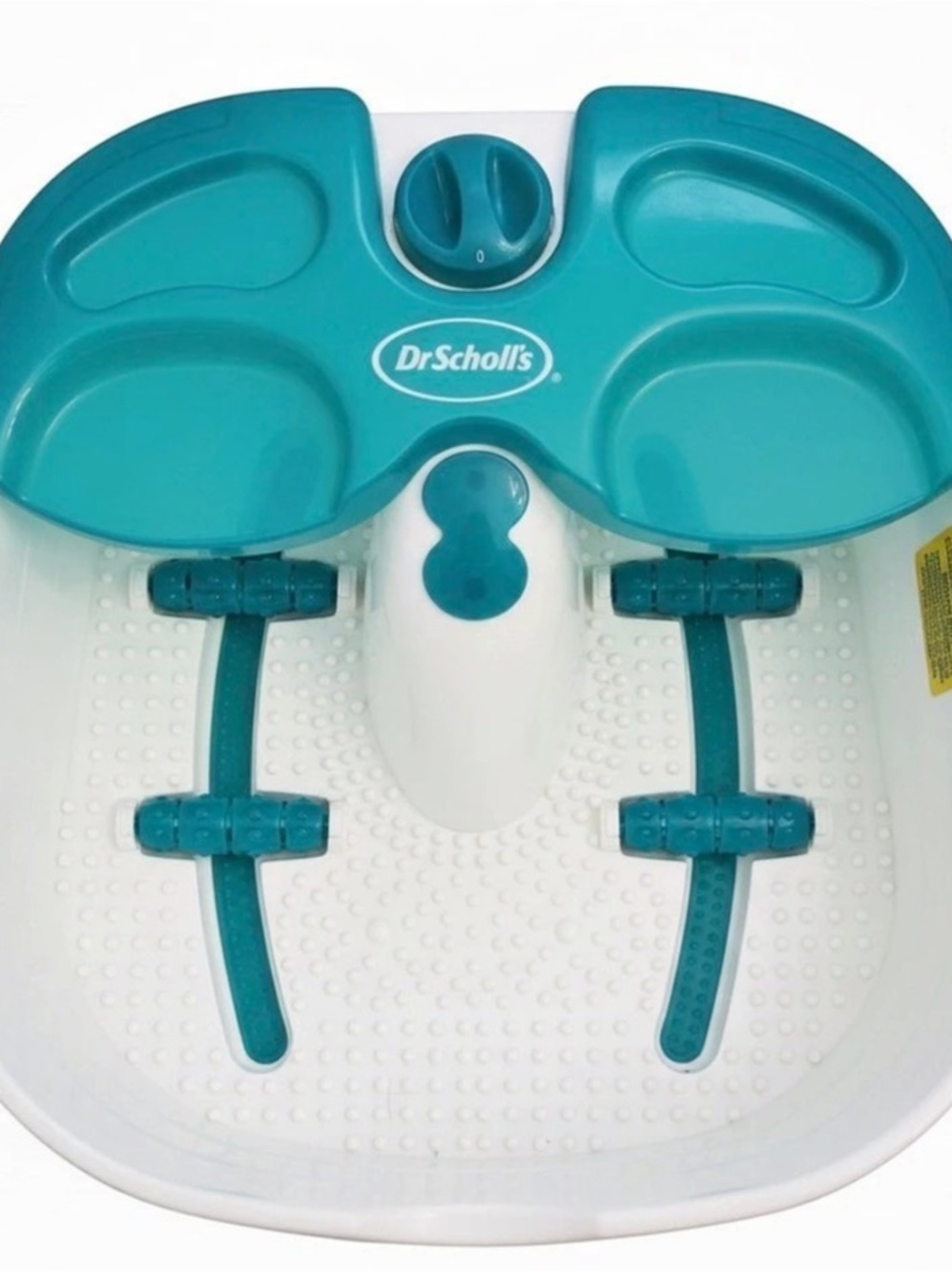 Dr. Scholl's Toe-Touch Foot Spa with Smart Heat, Massage and Bubbles DR6624 Blue